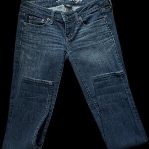 AMERICAN EAGLE JEANS, SUPER SKINNY WOMENS JEANS, STRETCH
